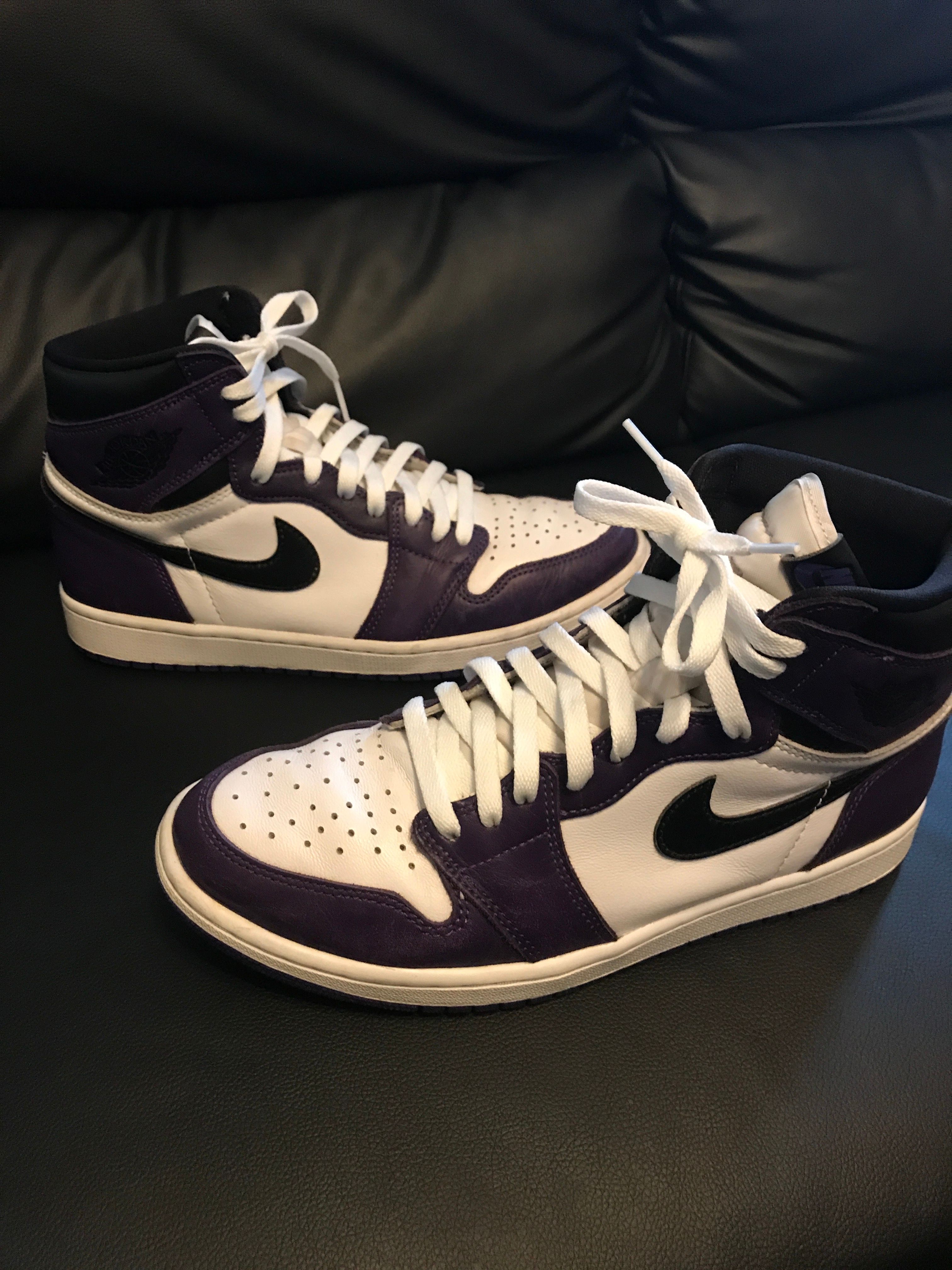 Nike Air Jordan 1 Retro High OG "Court Purple White/Black" (2020)