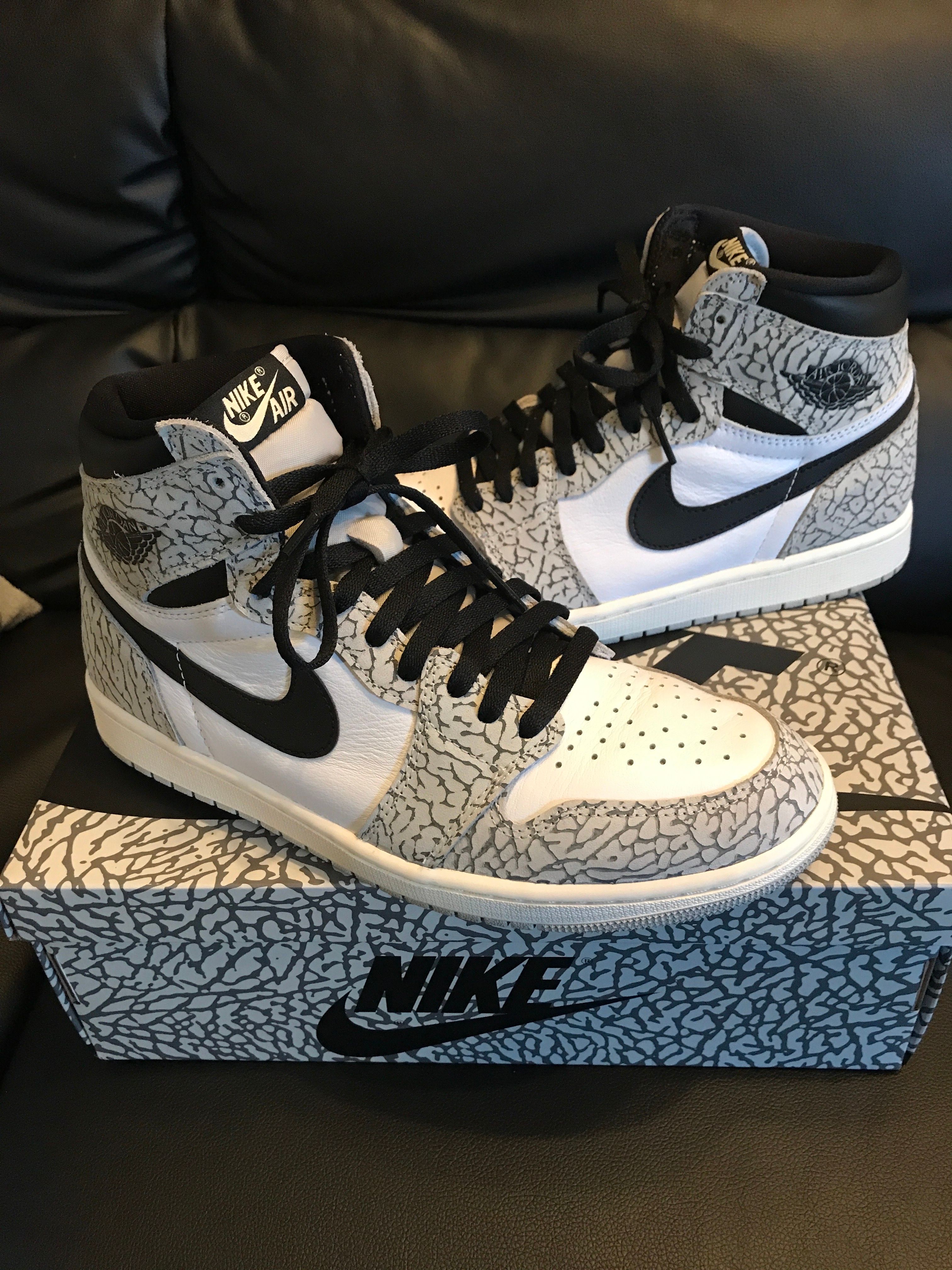 Nike Air Jordan 1 High OG "White Cement/Safari"