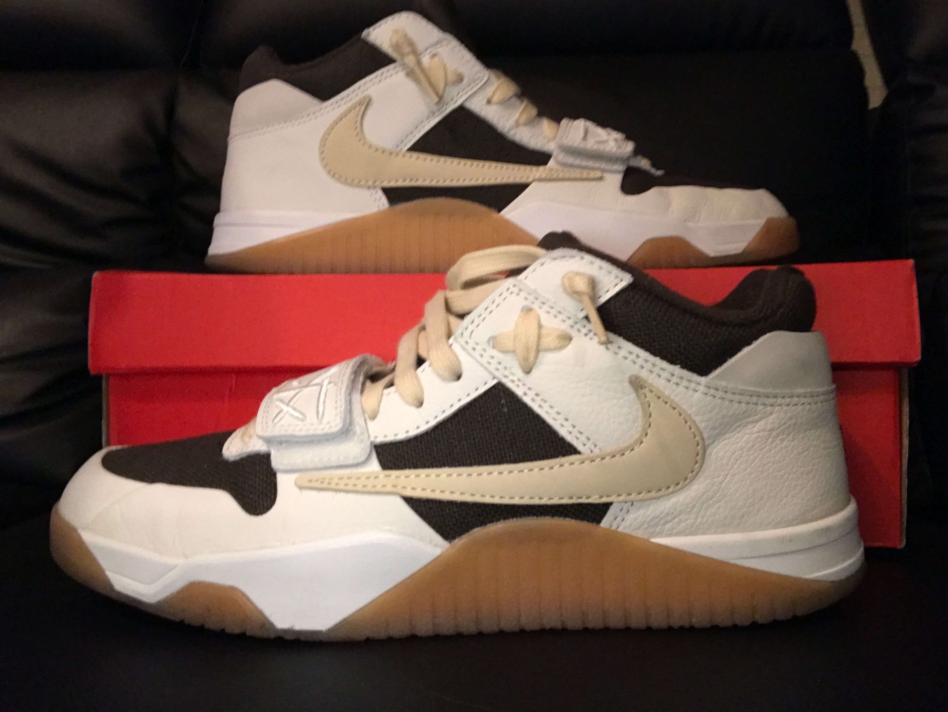 Travis Scott × Nike Jordan Jumpman Jack TR "Sail and Dark Mocha"