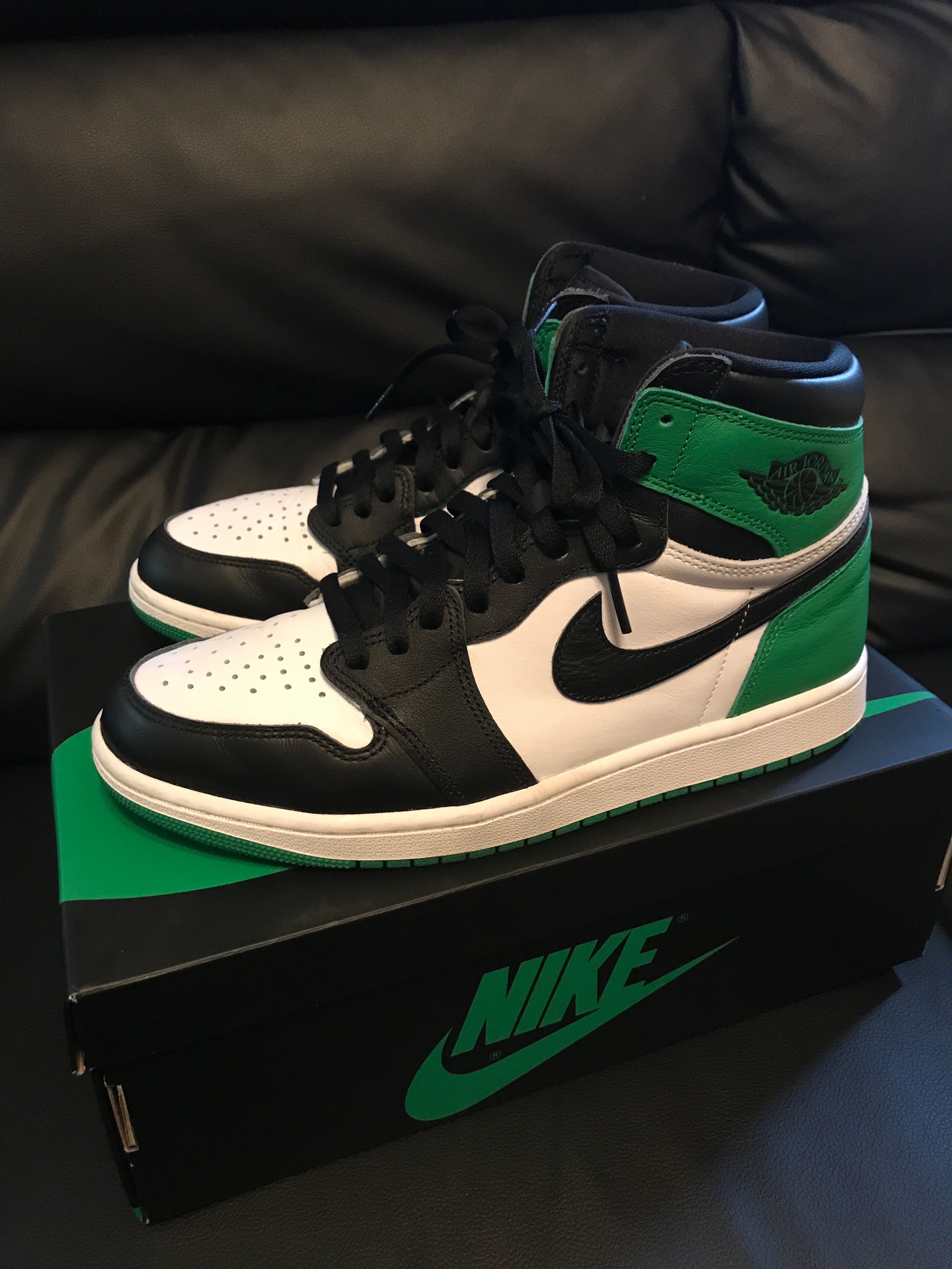 Nike Air Jordan 1 Retro High OG "Celtics/Black and Lucky Green" (2023)