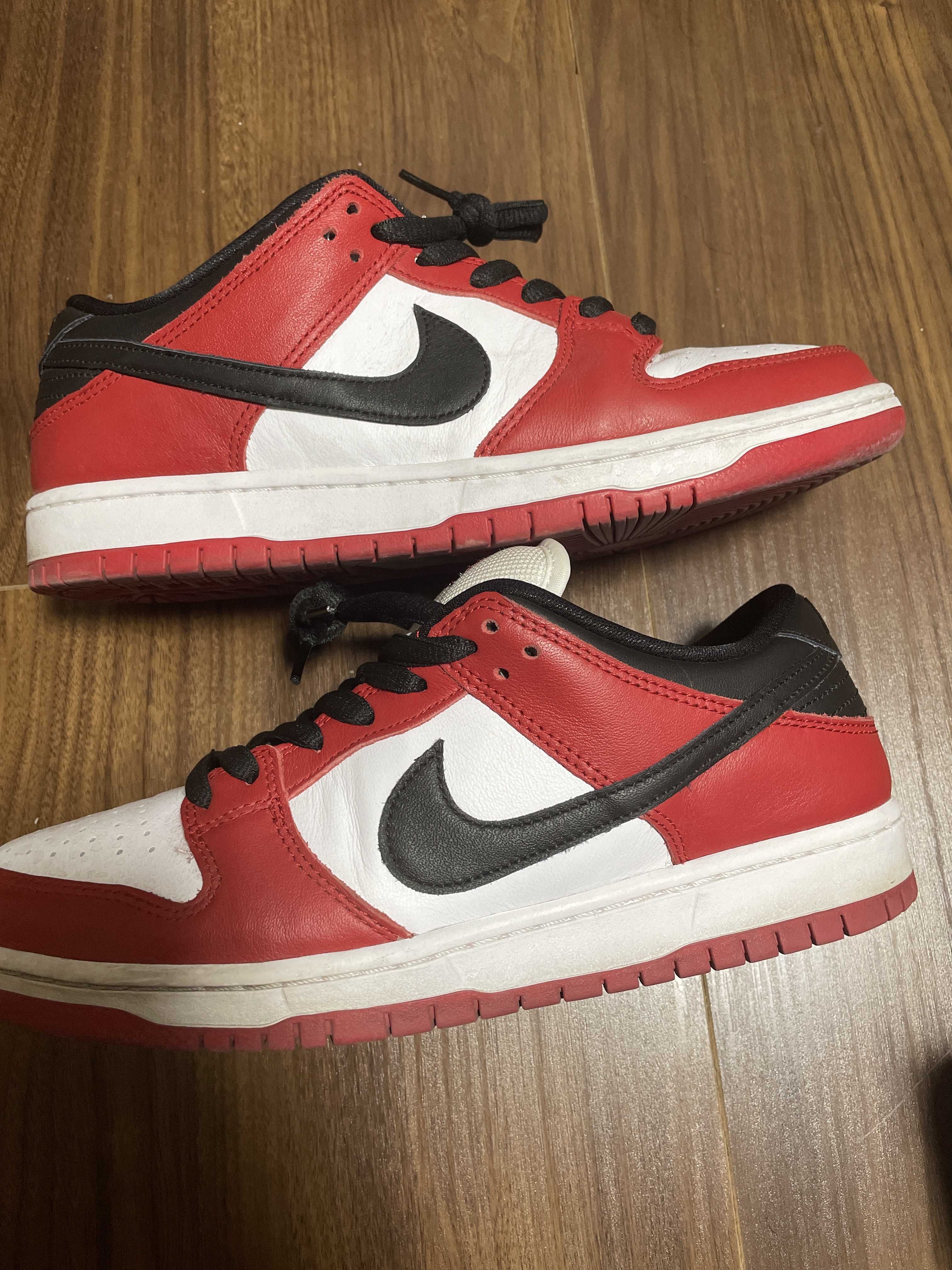 Nike SB Dunk Low Pro "J-Pack Chicago/Varsity Red and White"