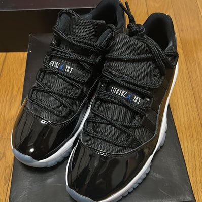 Nike Air Jordan 11 Retro Low "Black and Varsity Royal/Space Jam"