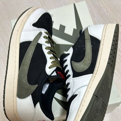 Travis Scott × Nike Women's Air Jordan 1 Low OG "Medium Olive"