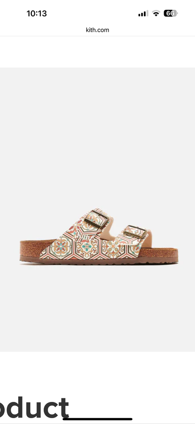 KITH × BIRKENSTOCK Arizona Birko Flor Soft Footbed "Copper Medallion"