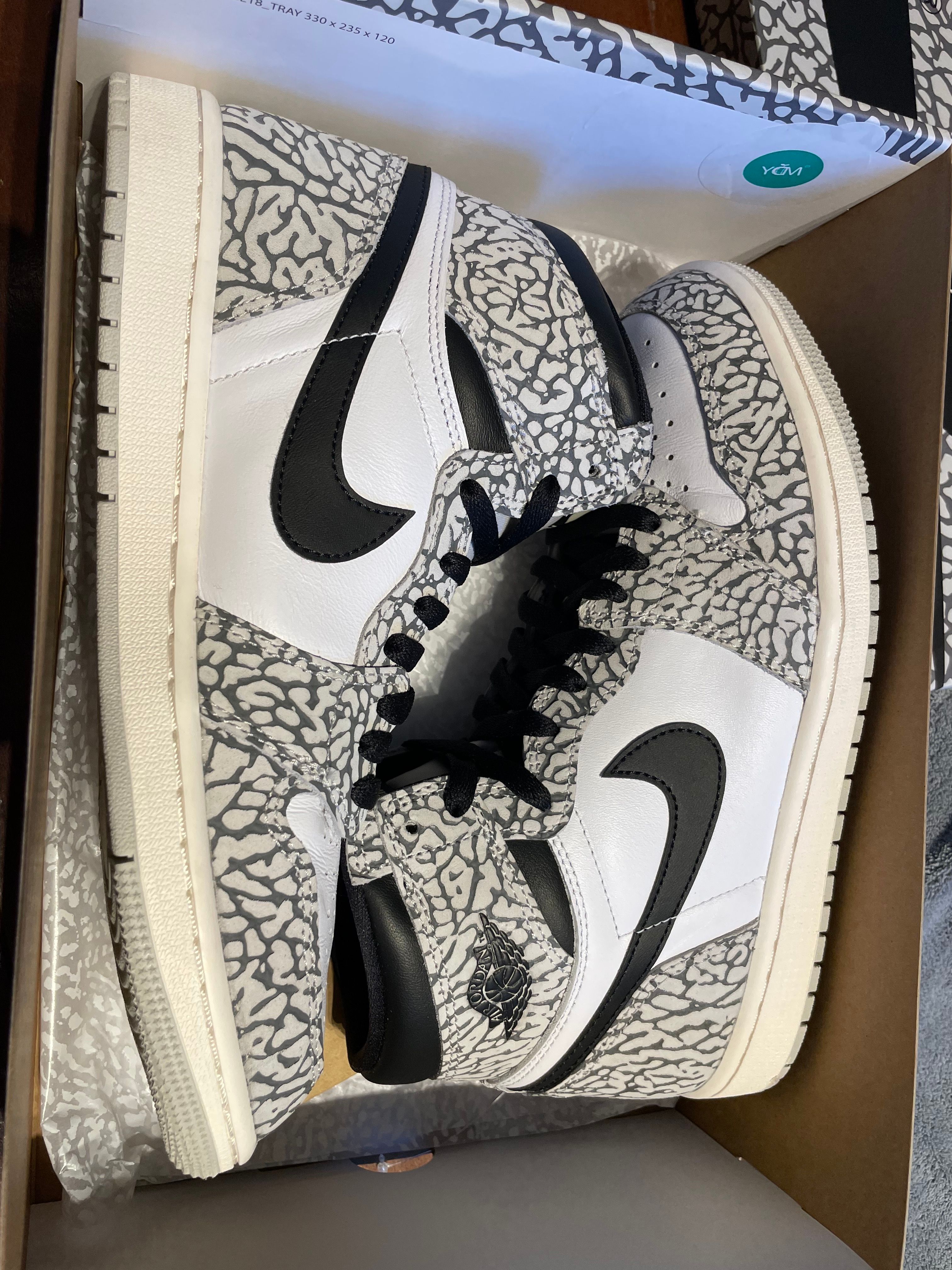 Nike Air Jordan 1 High OG "White Cement/Safari"
