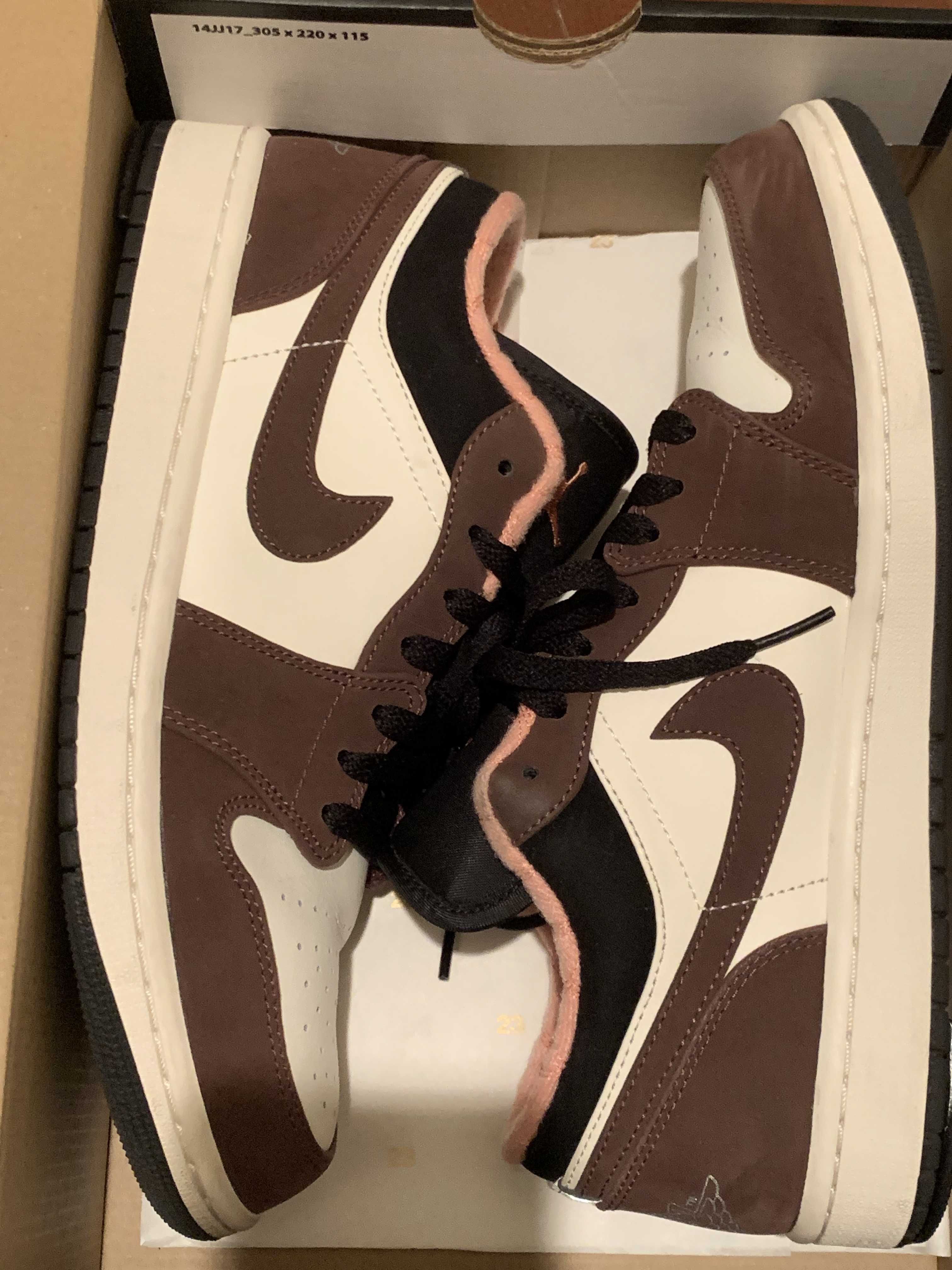 Nike Air Jordan 1 Low SE "Light Chocolate" / "Mocha Brown"