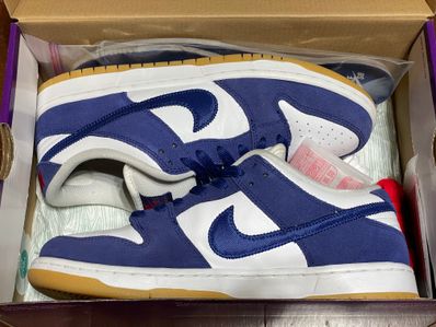 Nike SB Dunk Low "Los Angeles Dodgers/Deep Royal Blue"