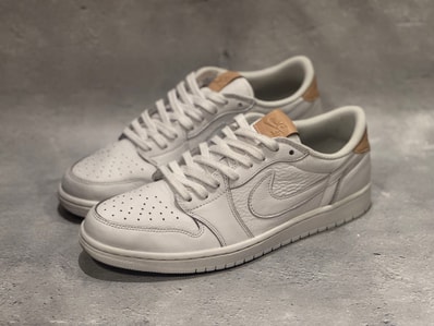 NIKE AIR JORDAN 1 RETRO LOW OG WHITE VACHETTA