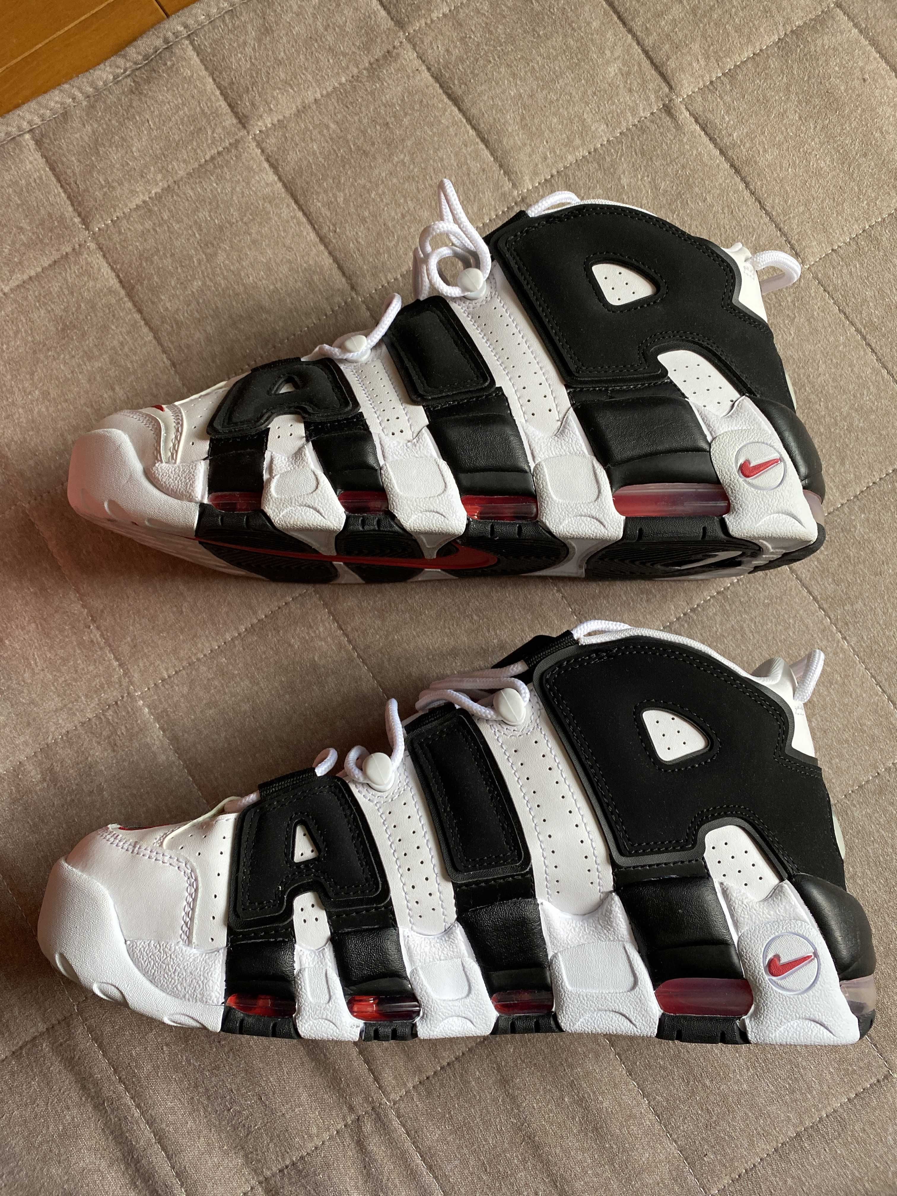 Nike Air More up Tempo "White/Black/University Red"(~2018)