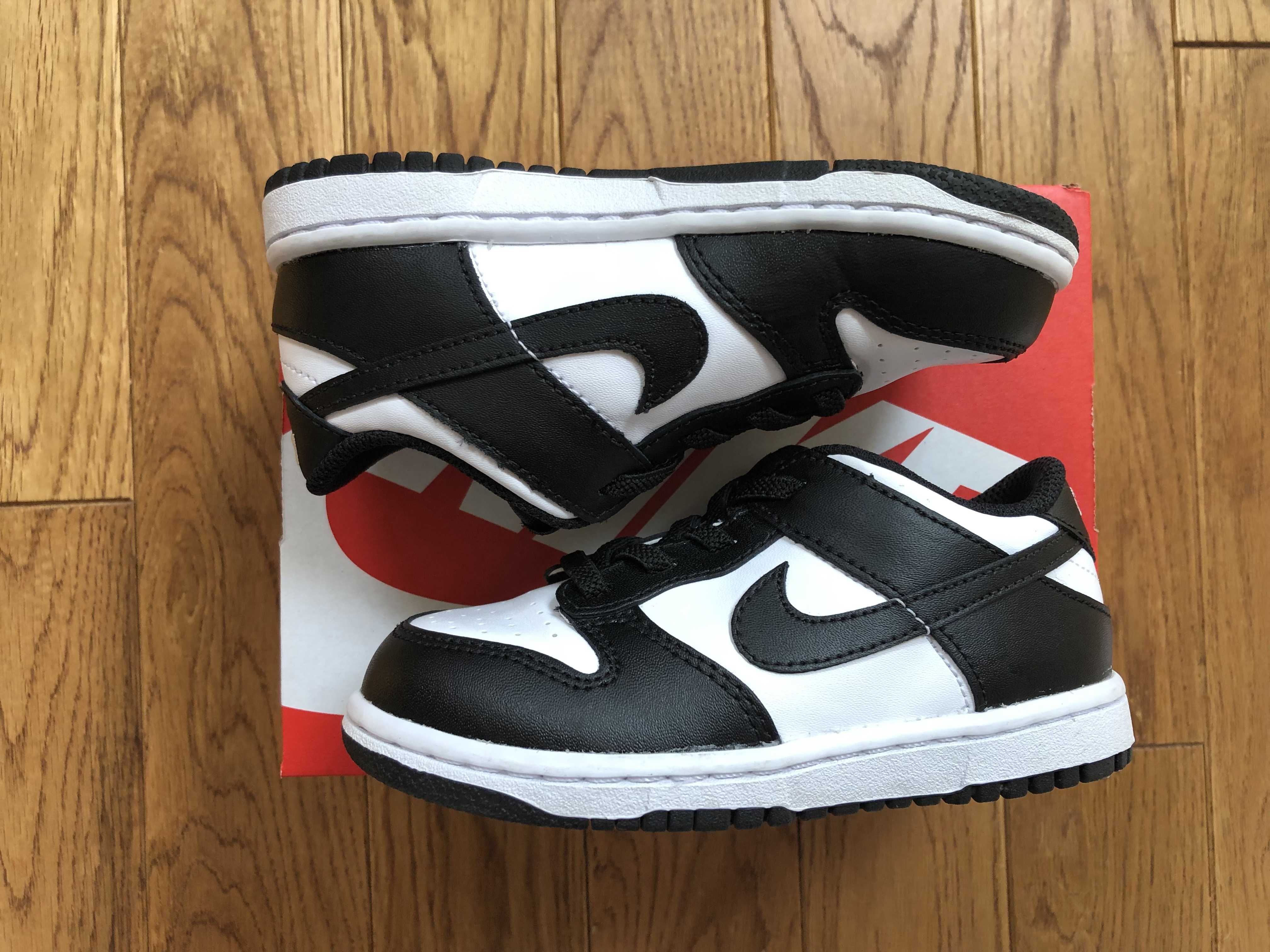 Nike TD Dunk Low "White/Black"