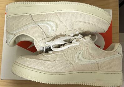 Stussy × Nike Air Force 1 Low "Fossil Stone"
