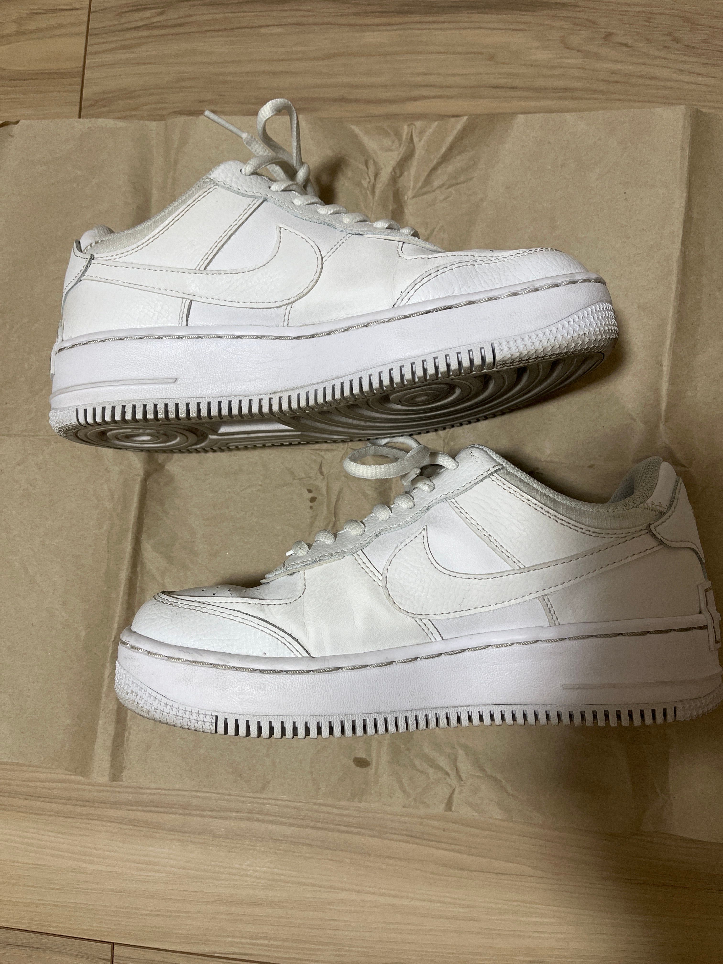 Nike Women's Air Force 1 Low Shadow "Triple White"