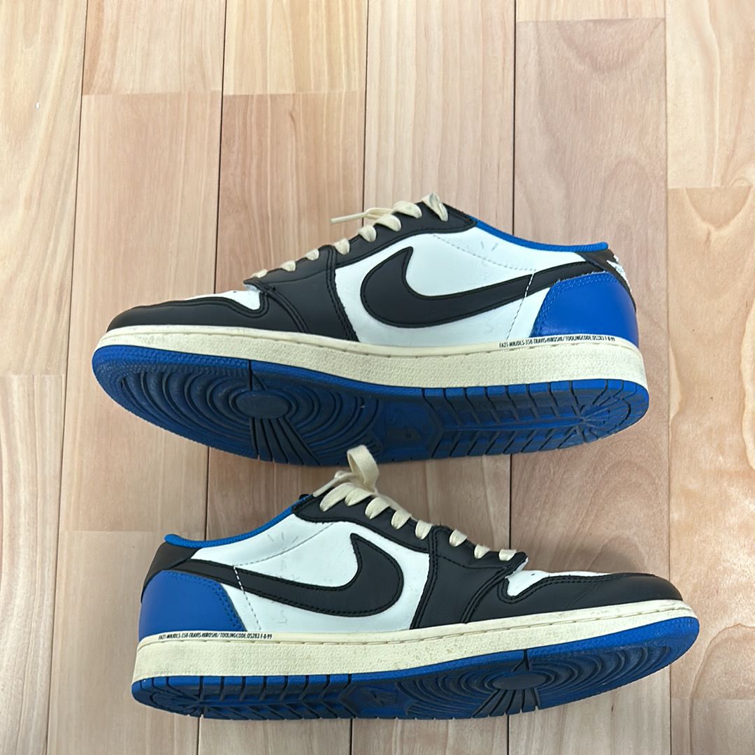 Travis Scott × fragment design × Nike Air Jordan 1 Low OG SP "Military Blue"