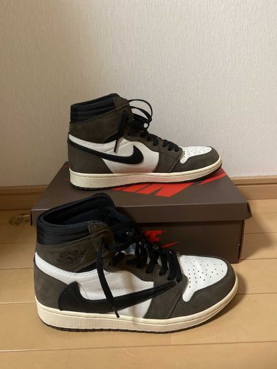 Travis Scott × Nike Air Jordan 1 Retro High OG TS SP "Sail/Dark Mocha"