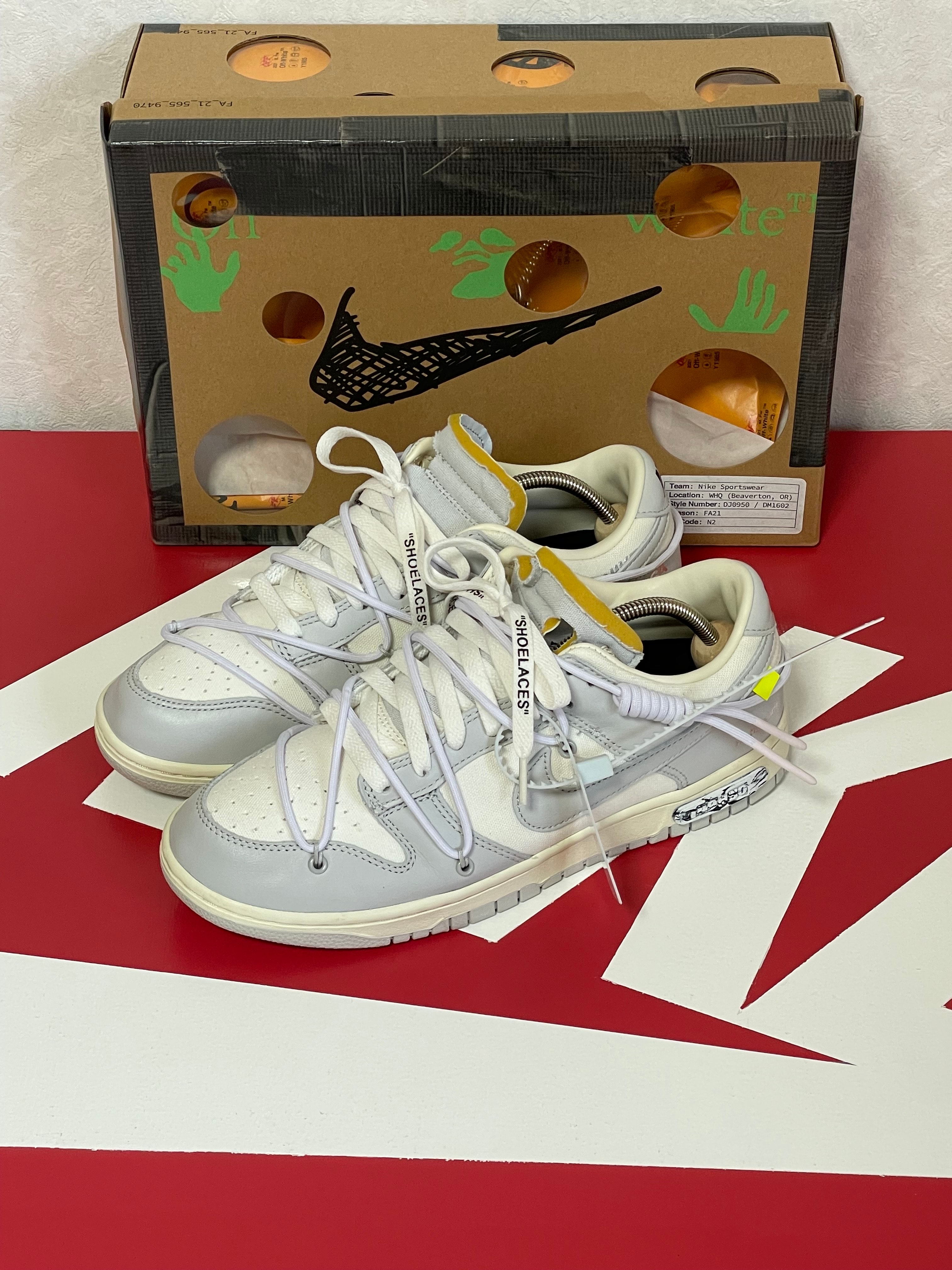 Off-White × Nike Dunk Low 1 of 50 "Lot.49"