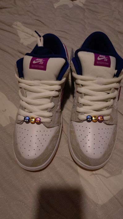 Rayssa Leal × Nike SB Dunk Low PRM "Pure Platinum and Vivid Purple"