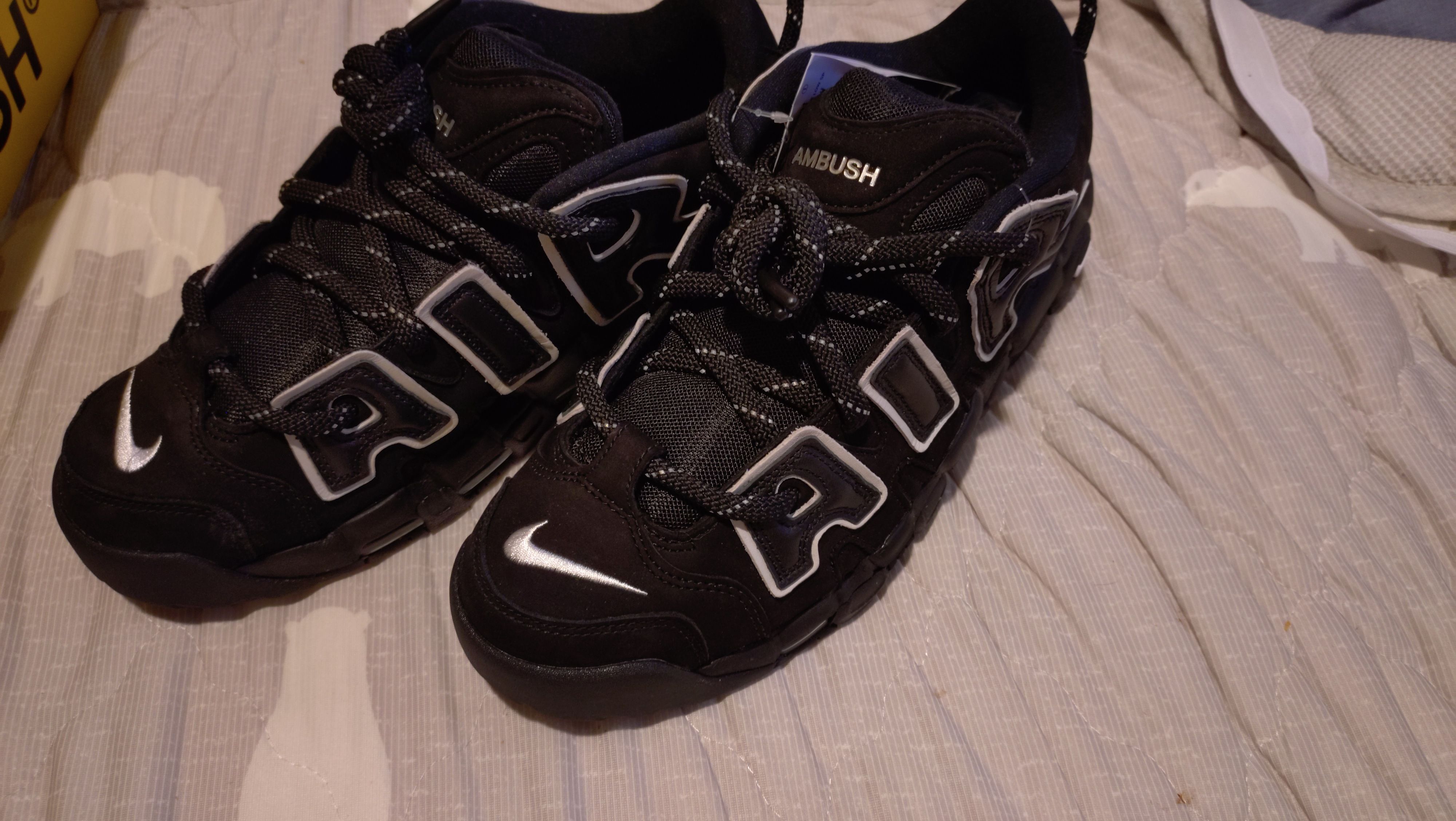Nike モアアップテンポ バスケットボールシューズ ハイカット ブラック NIKE ナイキ エア モア マネー Air More Money Uptempo “Black