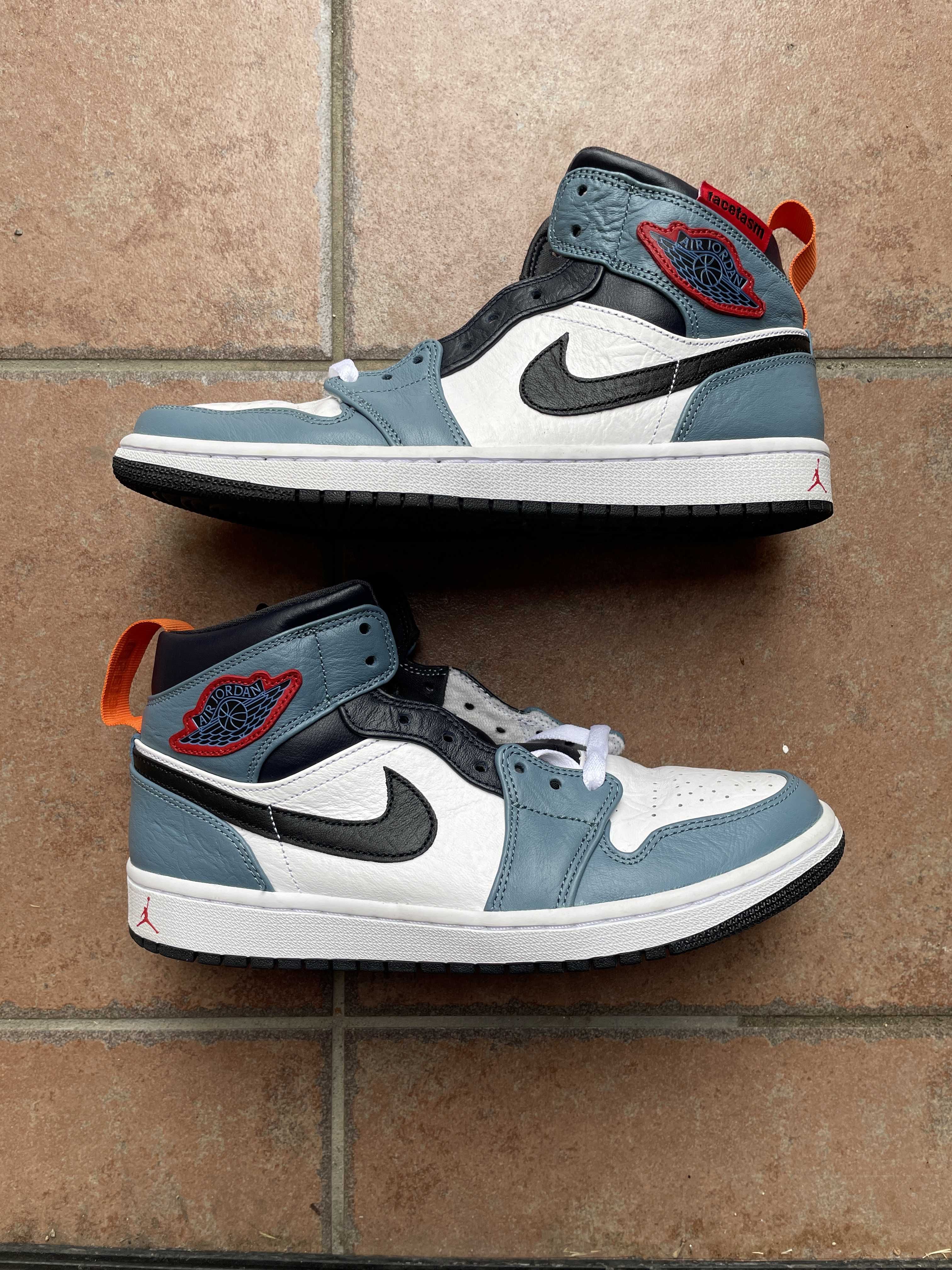FACETASM × Nike Air Jordan 1 Mid "White/Navy"