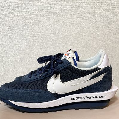 Fragment × sacai × Nike LD Waffle "Blackended Blue"