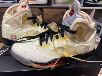 Off-White × Nike Air Jordan 5 "Sail"