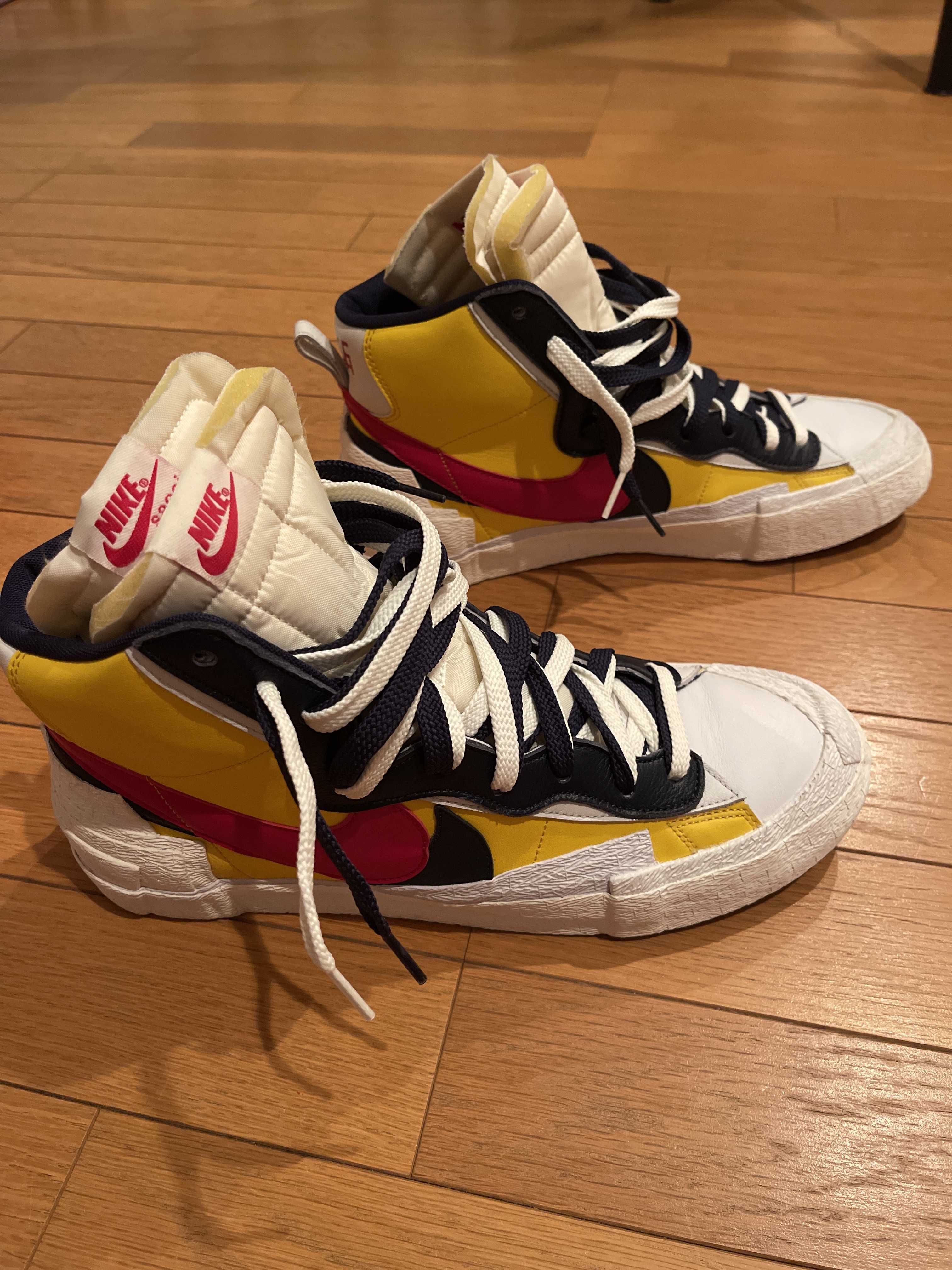 sacai × Nike Blazer Mid "Varsity Maize/Varsity Red"