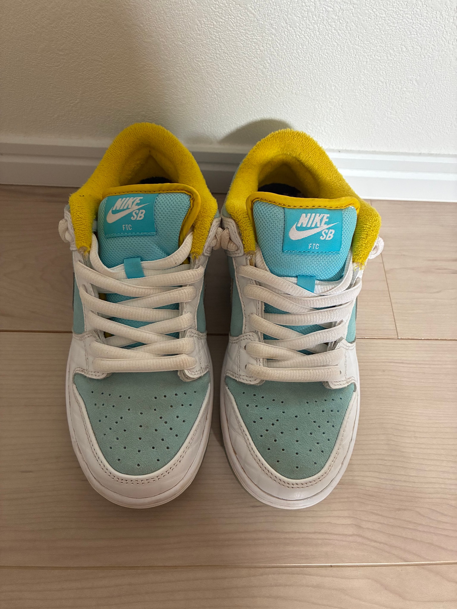 FTC × Nike SB Dunk Low "White/Blue"