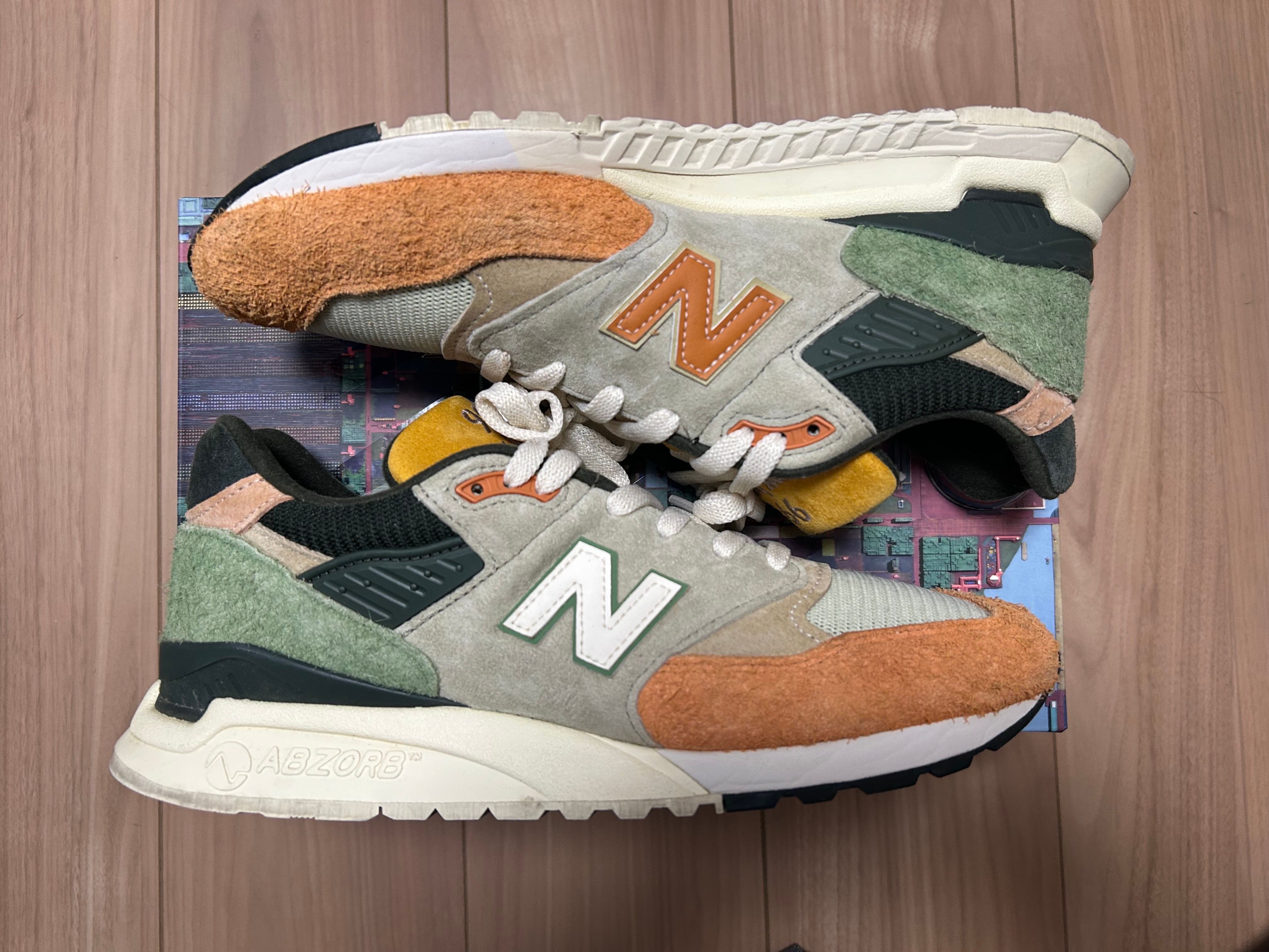 KITH Ronnie Fieg and the Frank Lloyd Wright Foundation × New Balance 998 "Aloe Wash/Apricot Buff"