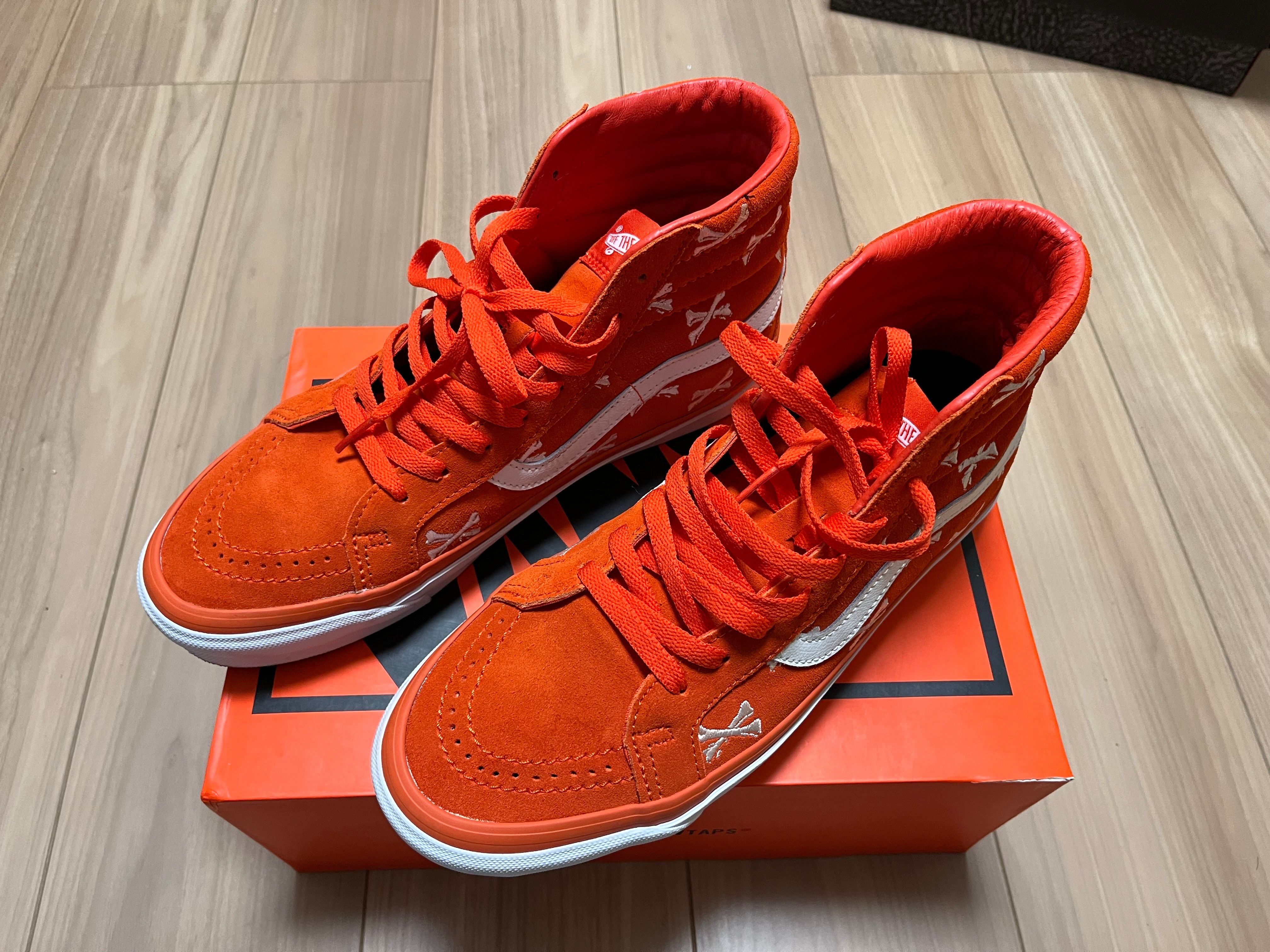 WTAPS × VANS VAULT SK8-HI LX "ORANGE/WHITE"