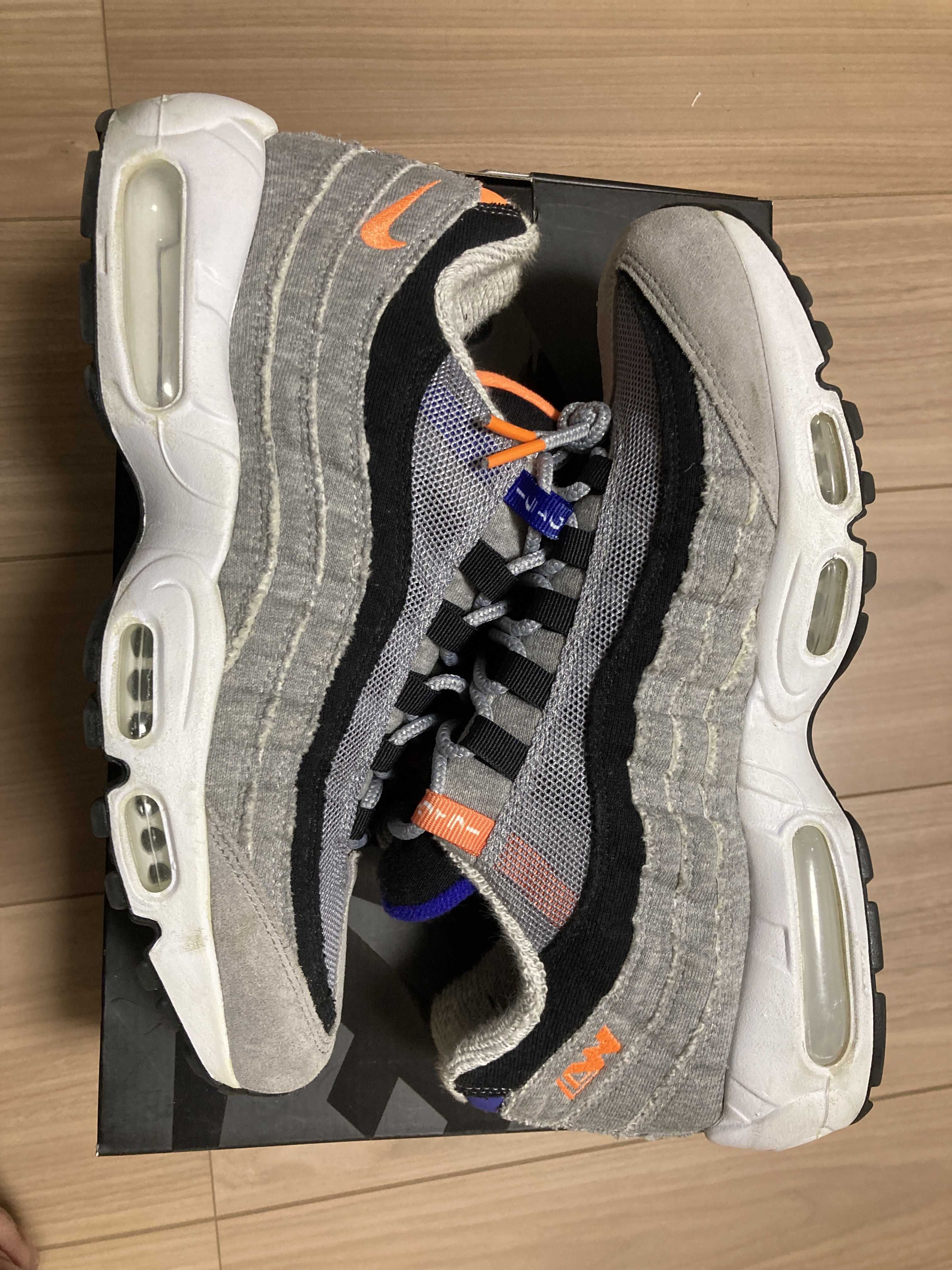 Loopwheeler × Nike Air Max 95 "Wolf Grey"