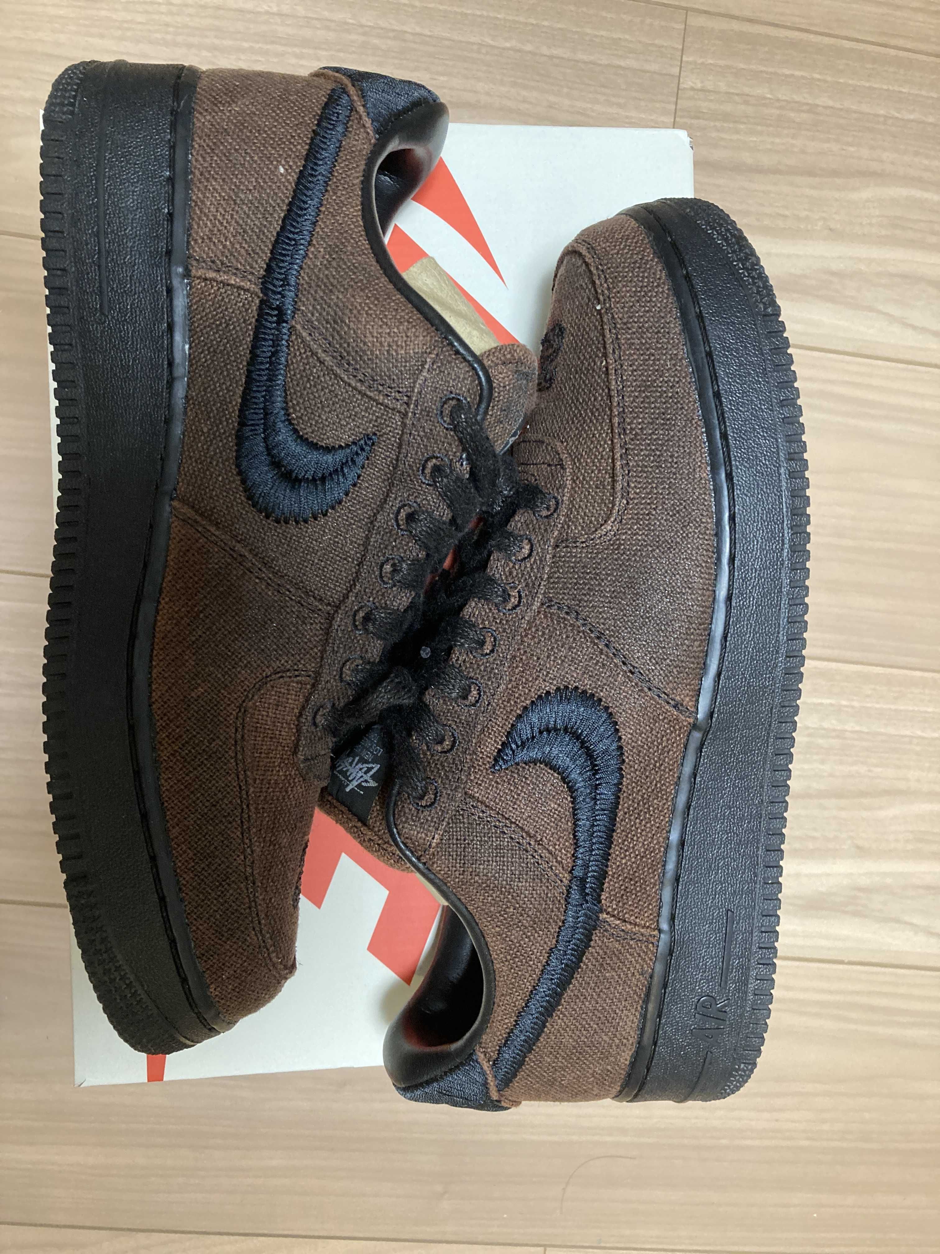 Stussy × Nike Air Force 1 Low "Triple Black"