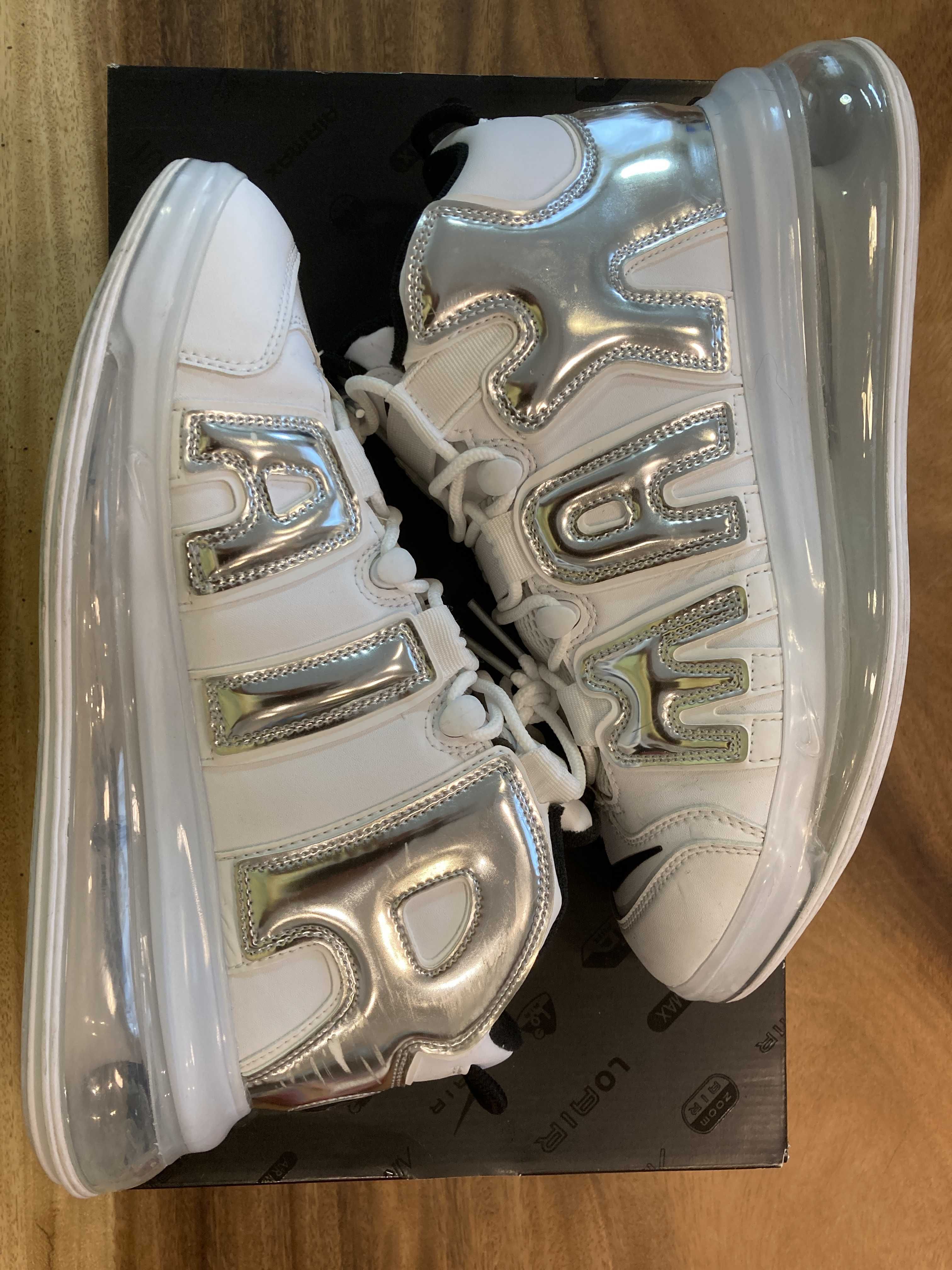 NIKE AIR MORE UPTEMPO 720 CHROME
