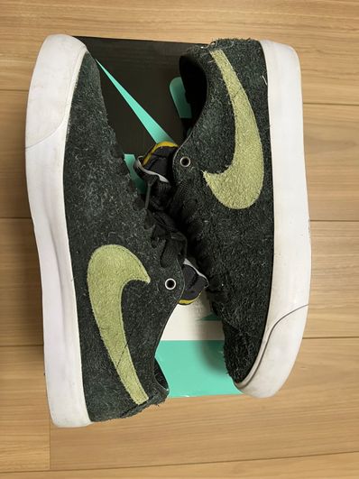 Stussy × Nike SB Blazer Low "Black/Palm Green"