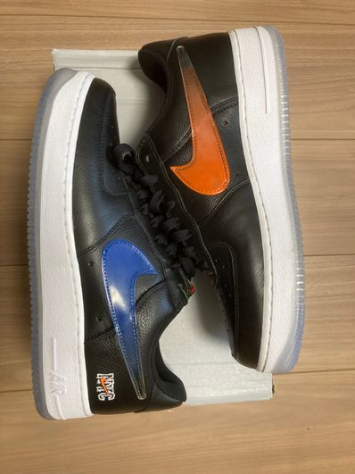 KITH × Nike Air Force 1 Low New York Knicks "Black/Brilliant Orange/Rush/Brilliant White"