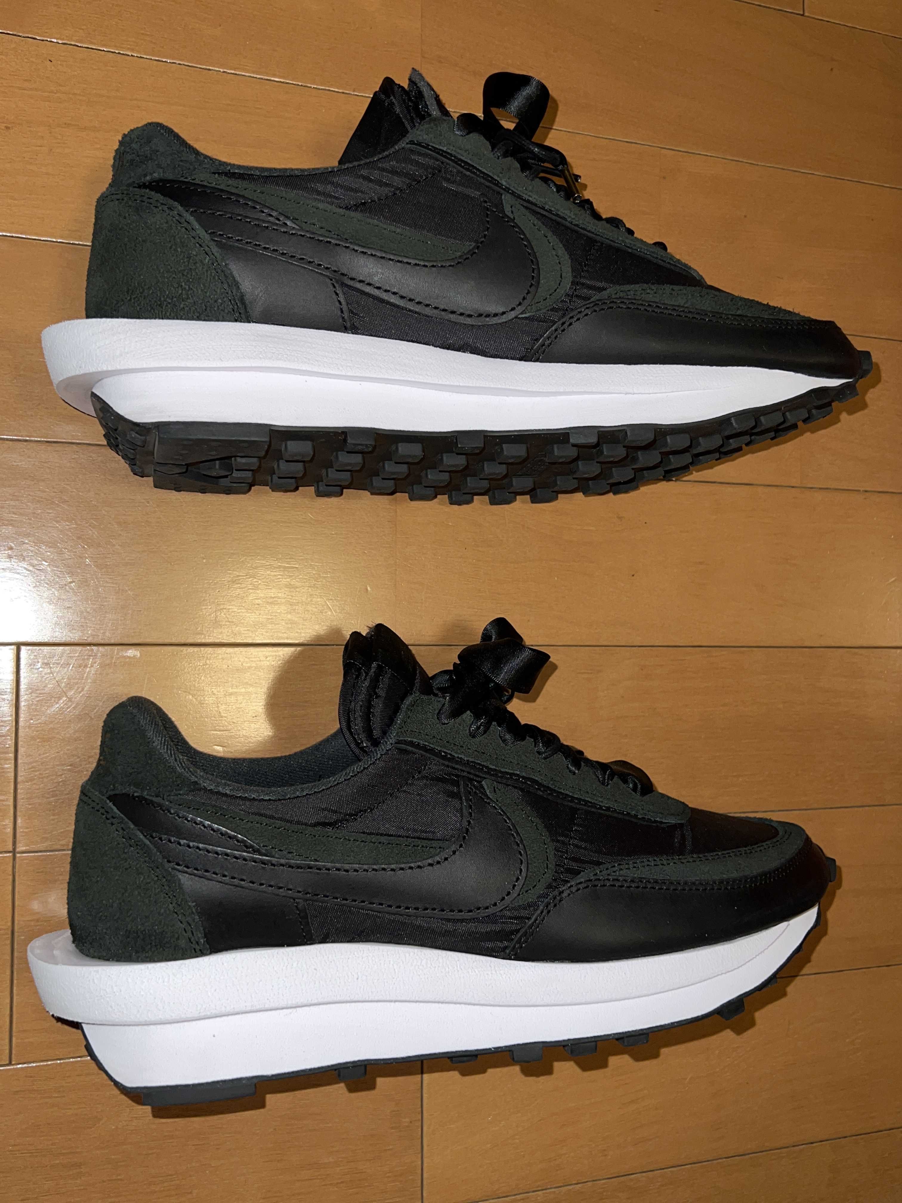 sacai × Nike LDV Waffle "Triple Black"