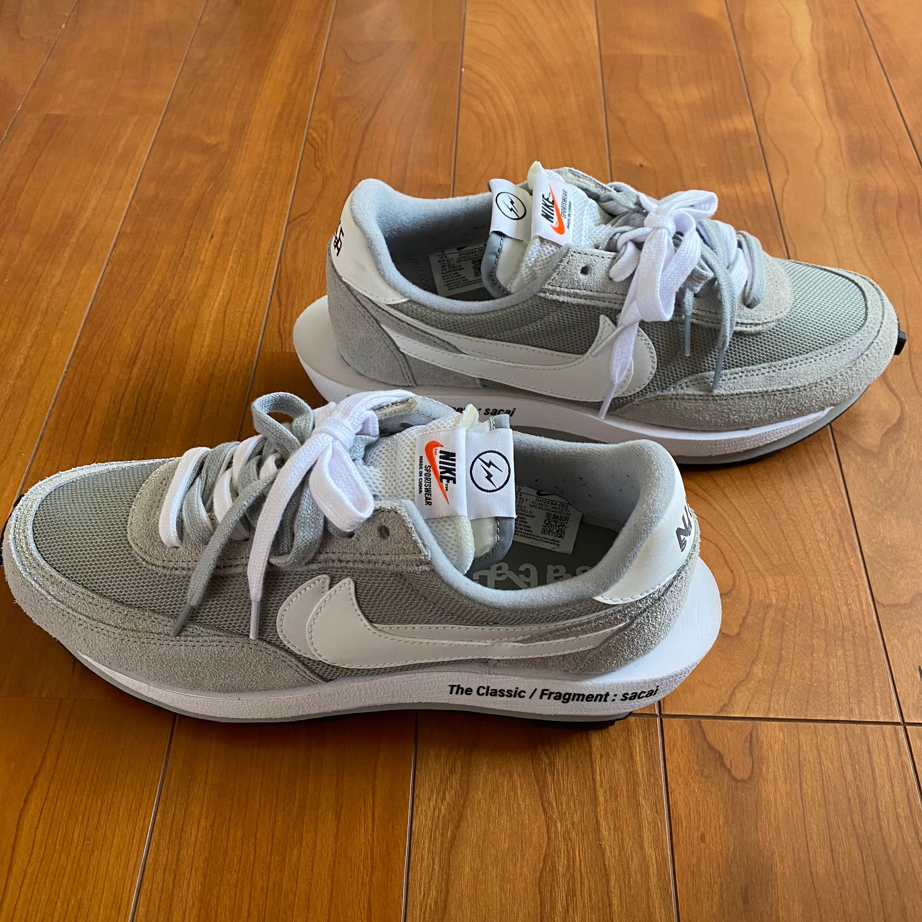 Fragment × sacai × Nike LD Waffle "Light Smoke Grey"