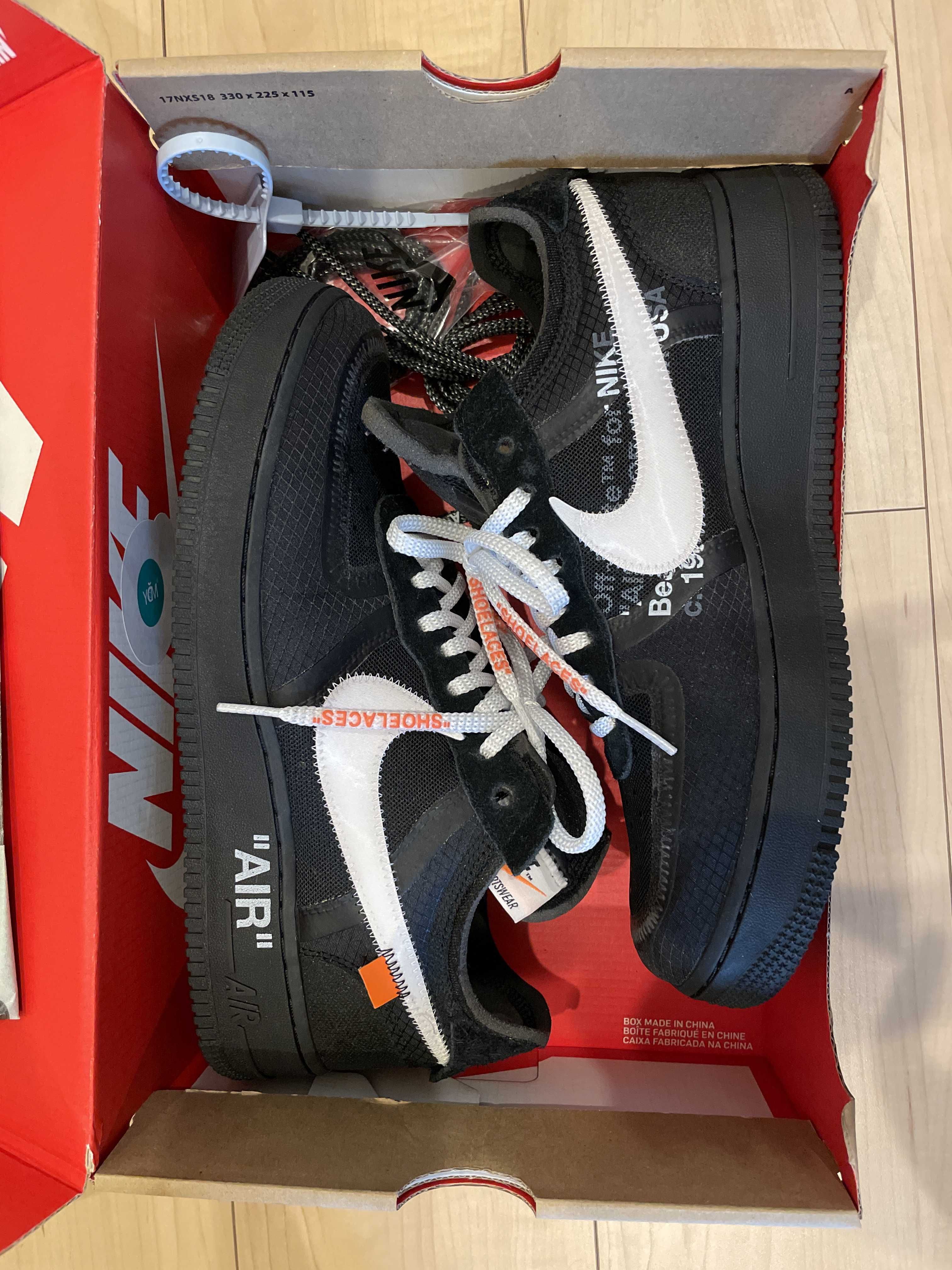 Off-White × Nike Air Force 1 Low "Black"
