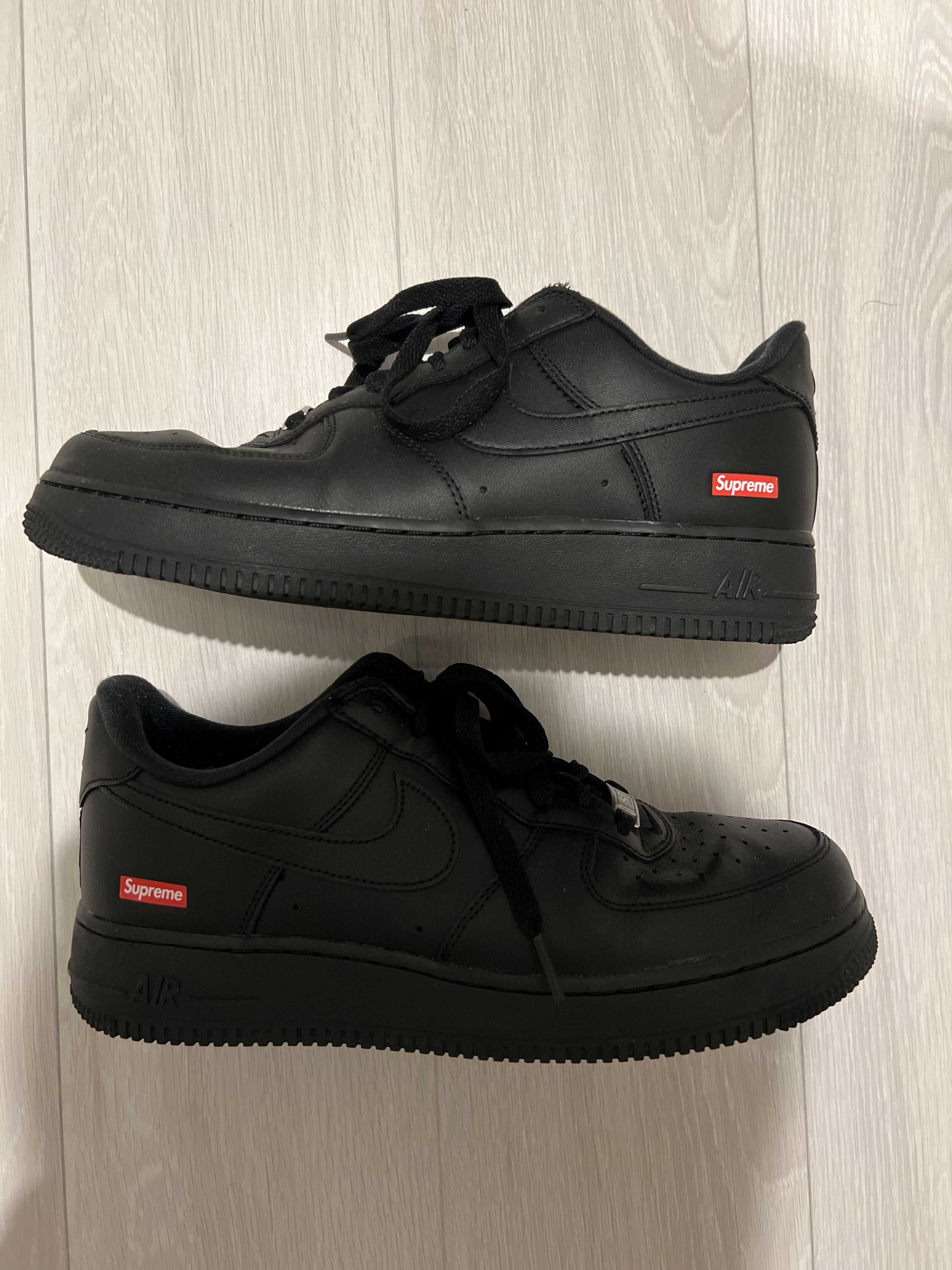 Supreme × Nike Air Force 1 Low "Black"