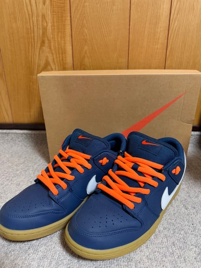 Nike SB Dunk Low Pro ISO Orange Label "Navy Gum"
