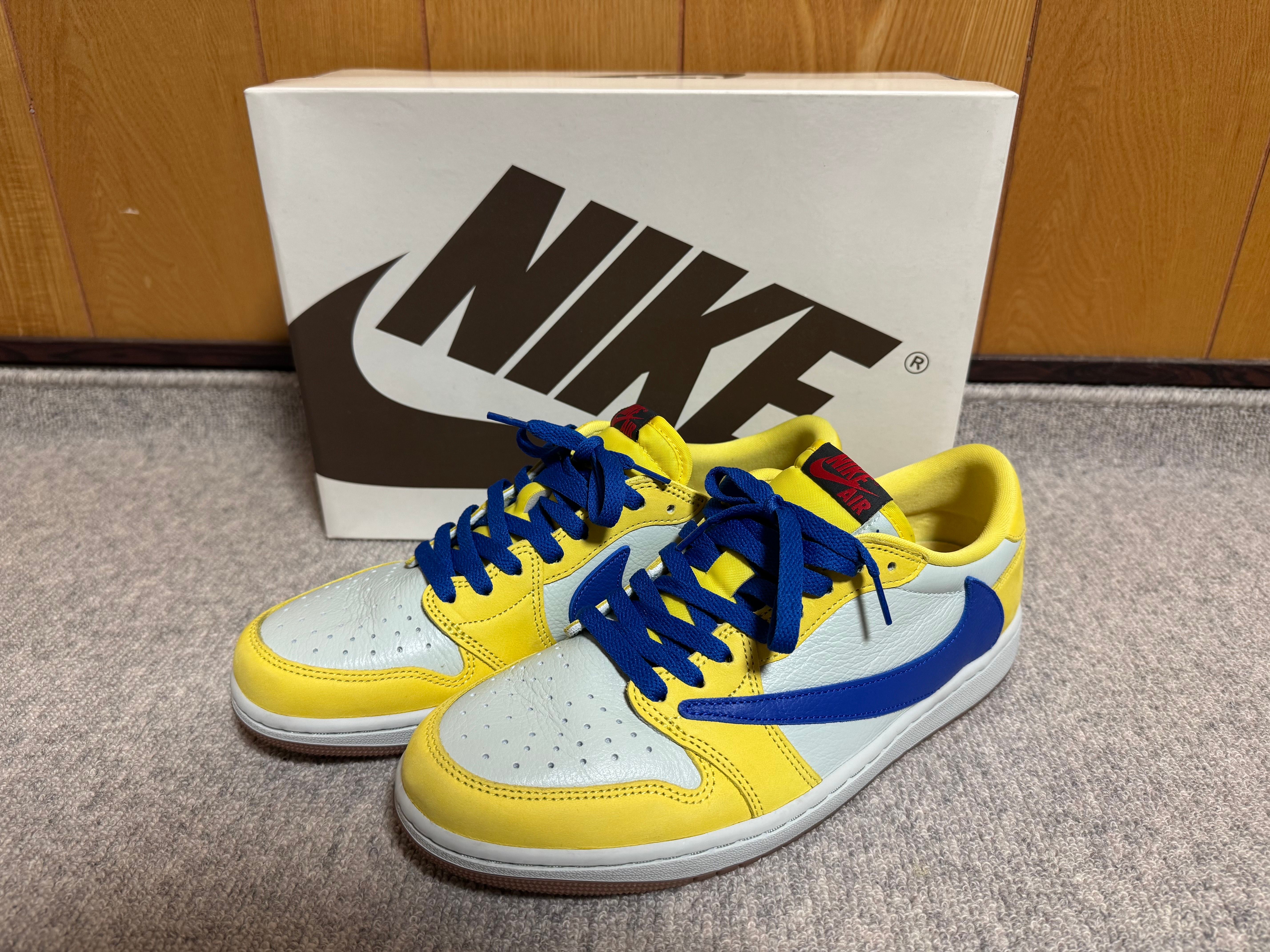 Travis Scott × Nike Women's Air Jordan 1 Retro Low OG "Canary"
