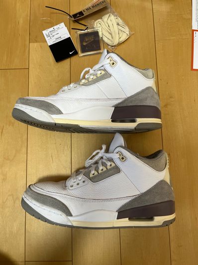 A Ma Maniere × Nike Women's Air Jordan 3 Retro SP "White/Medium Grey Violet Ore"