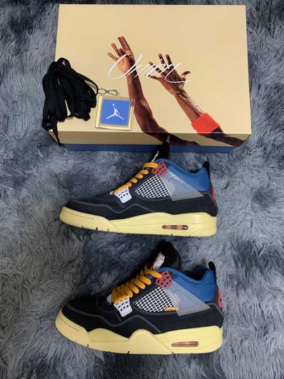 UNION × NIKE AIR JORDAN 4 "OFF NOIR"