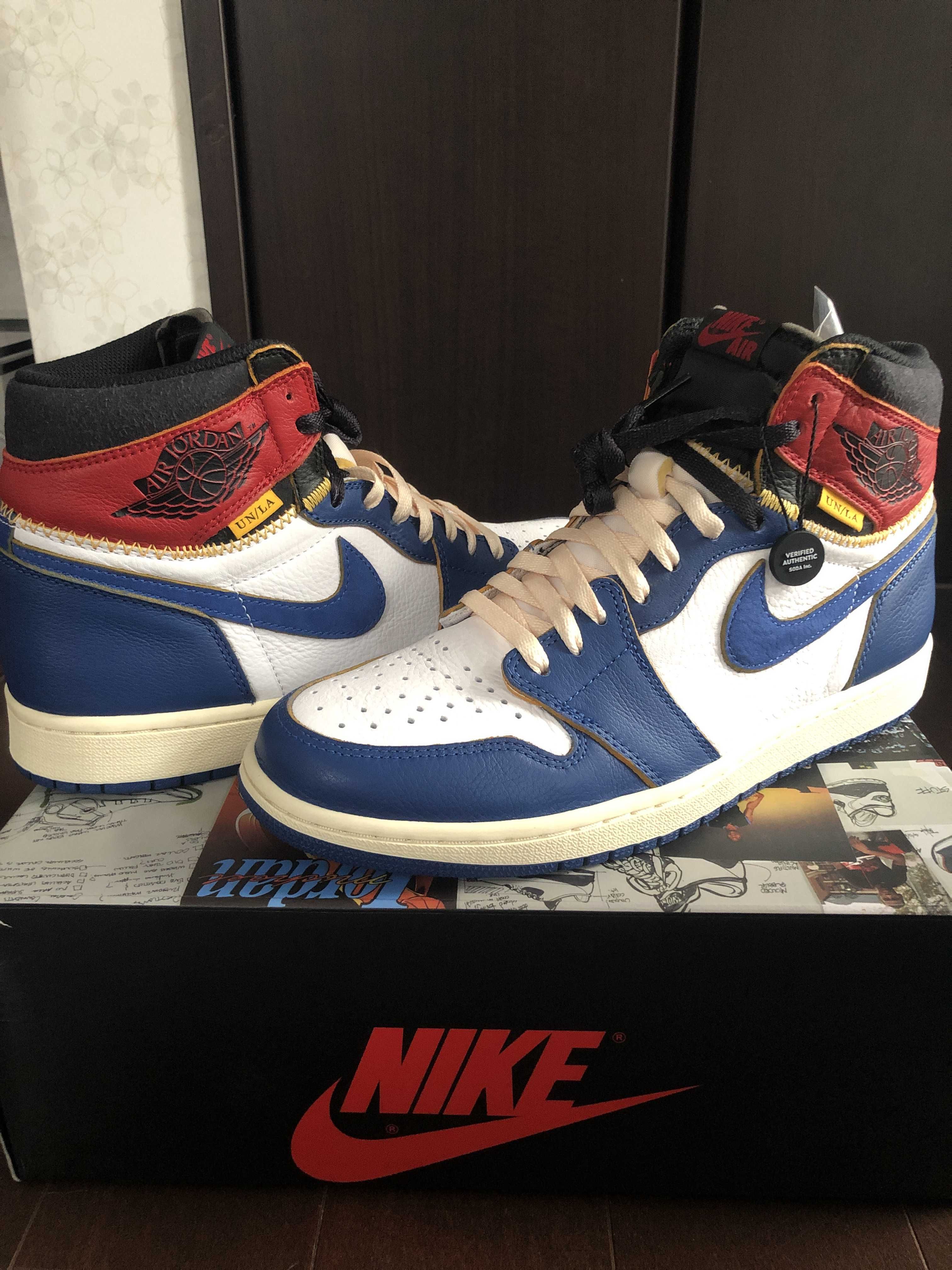 Union × Nike Air Jordan 1 Retro High OG NRG "Storm Blue/Varsity Red"