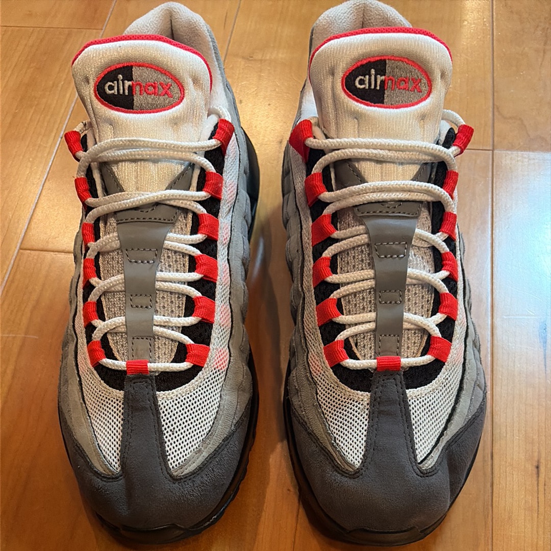 Nike Air Max 95 OG "White/Solar Red"