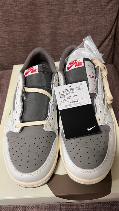 Travis Scott × Nike Air Jordan 1 Low OG SP "Reverse Mocha/Sail and Ridgerock"