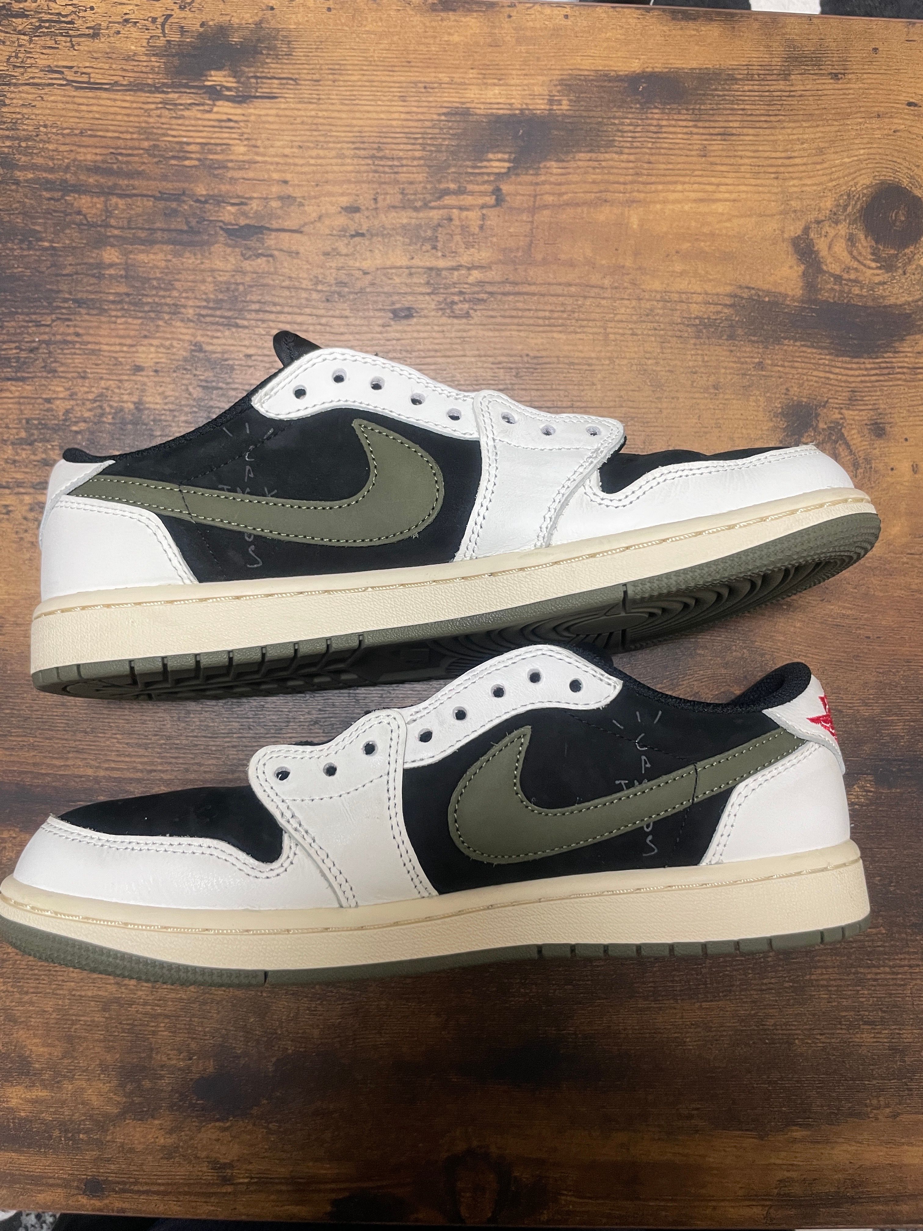 Travis Scott × Nike Women's Air Jordan 1 Low OG "Medium Olive"