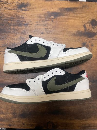 Travis Scott × Nike Women's Air Jordan 1 Low OG "Medium Olive"