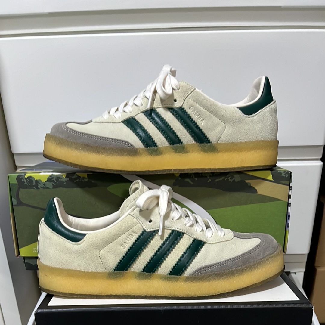 Ronnie Fieg × Clarks × adidas Samba "White/Green"