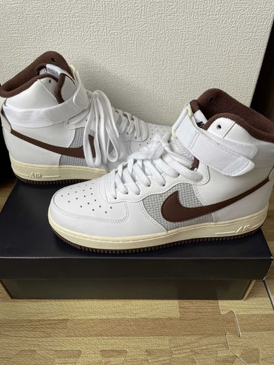 Nike Air Force 1 High "White and Light Chocolate"