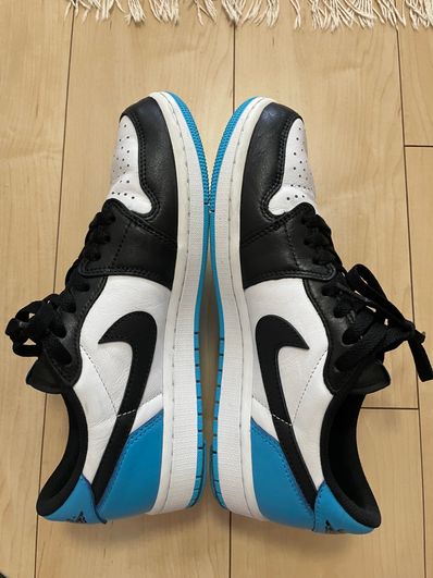 Nike Air Jordan 1 Low OG "Black and Dark Powder Blue/UNC"