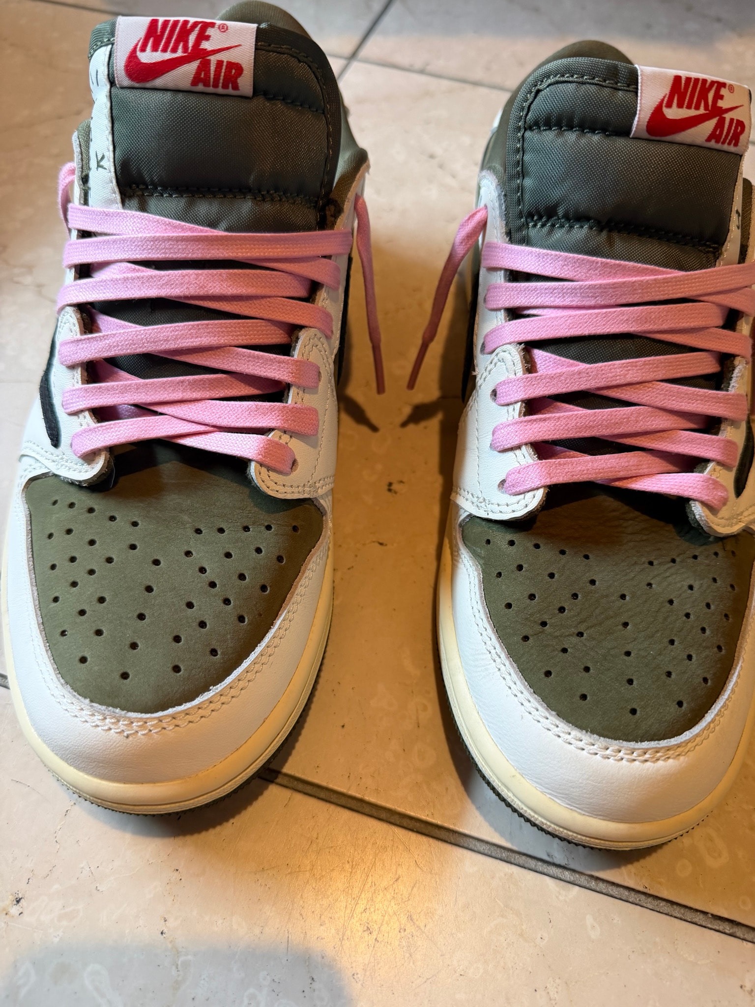 Travis Scott × Nike Air Jordan 1 Low OG SP "Reverse Olive"